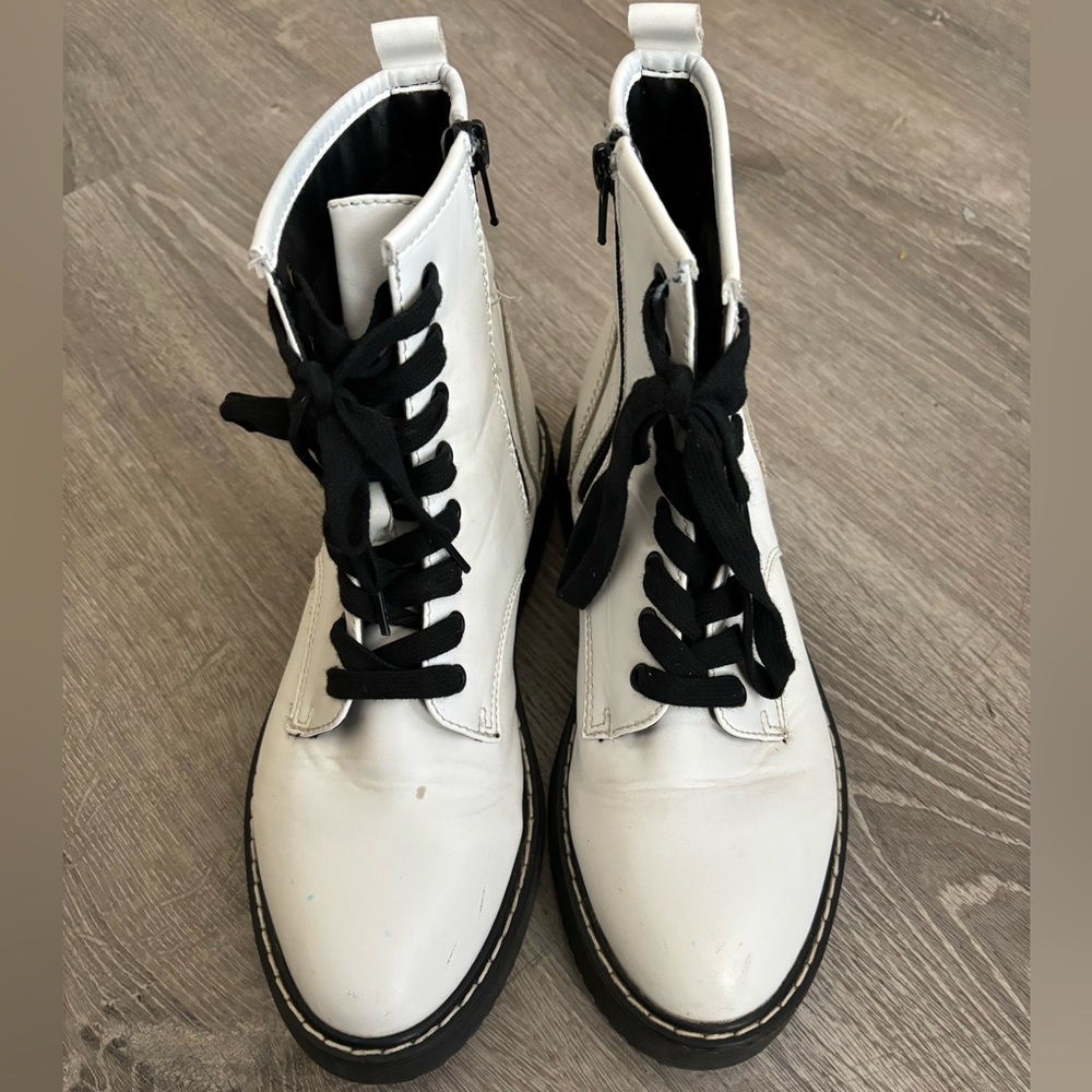 Madden Girl combat boots size 8